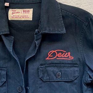 DEUS EX MACHINA SHIRT JACKET — SIZE SMALL